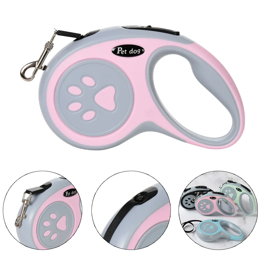 3 Meters 5 Meters Nylon Pet Dog Leash For Small Medium Dogs Cat Outdoor Hiking Retractable Puppy Belt Chihuahu