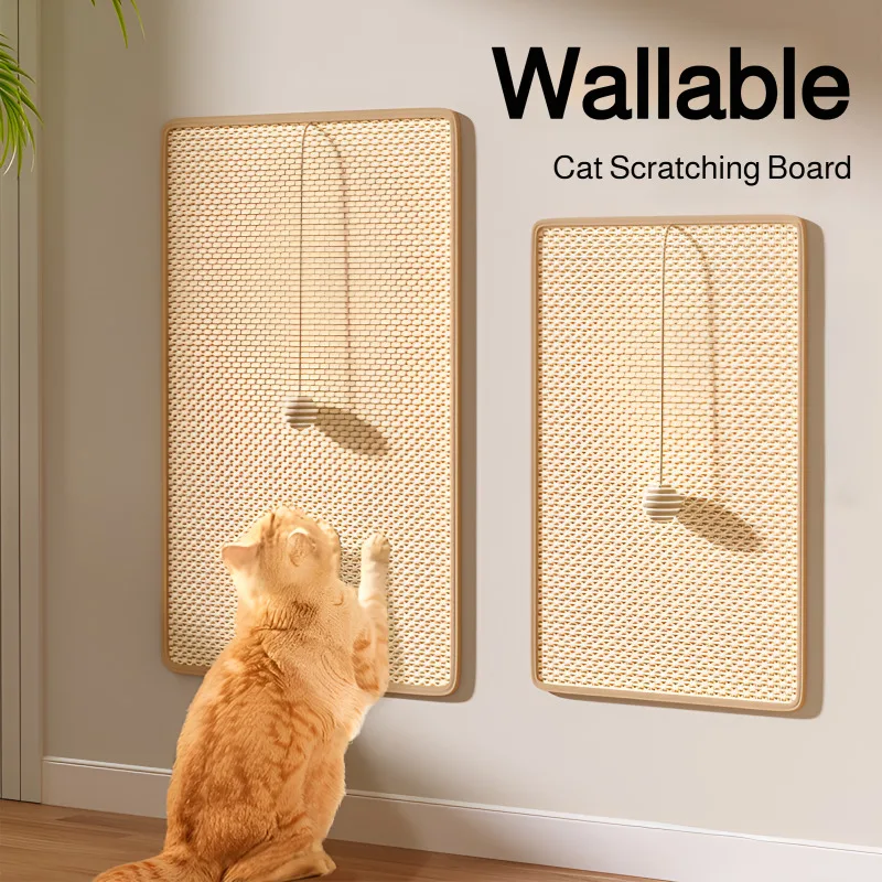 Multi-Function Cat Sisal Scratcher Pad, Sofa Protection Anti-Scratch Mat, No Lint Claw Grinding Pad for Cat Pe