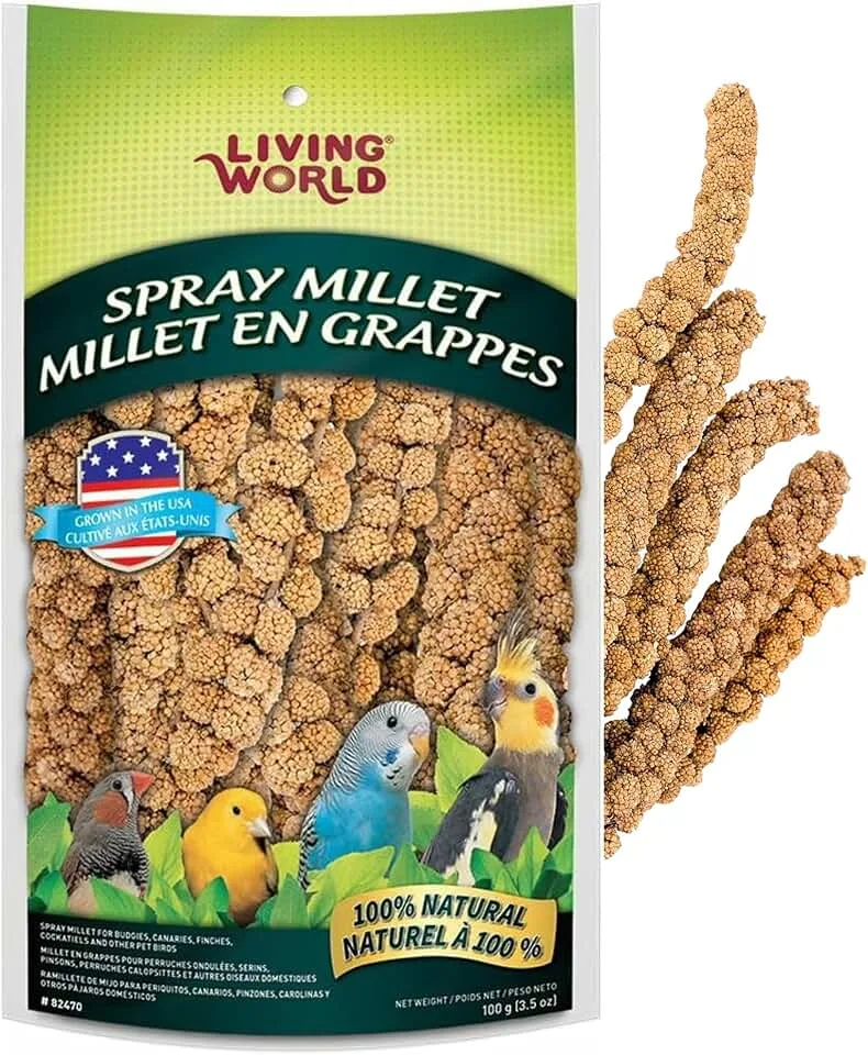 Living World - Millet Spray for Birds, 3.5 Oz